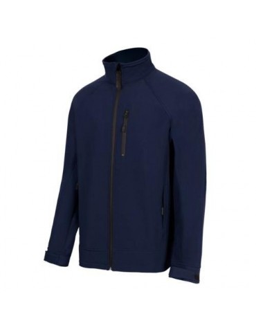 CHAQUETA SOFT SHELL AZUL NAVY P206005 61 T-2XL