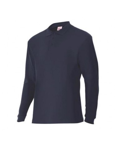 POLO MANGA LARGA AZUL NAVY P105503 61 T- M