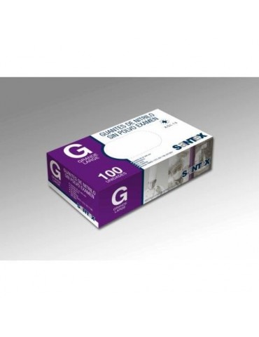 GUANTE NITRILO AZUL S/POLVO 100 UD. T/XG GD21BE