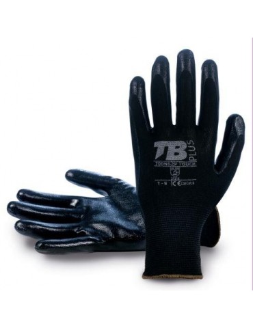 GUANTE POLIESTER S/COSTURAS NEGRO 700NG2P TOUCH-10