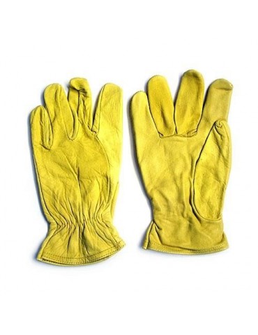 GUANTE FLOR VACUNO AMARILLO H406V/9 PAR