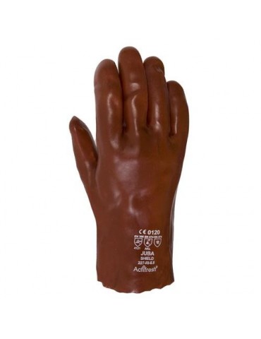 GUANTE PVC CON ALGODON 27 CM. 227-RI 8,5 PAR