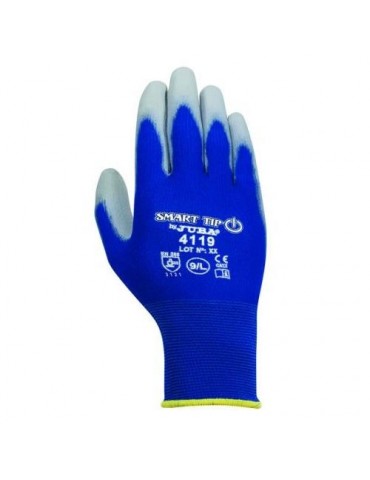 GUANTE POLIESTER SMART TIP PU. H4119/7 PAR