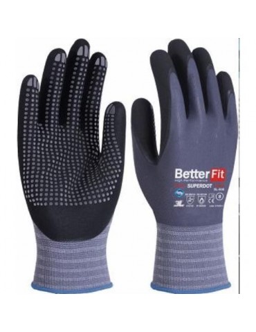 GUANTE NITRILO BETTERFIT SUPERDOT BL-008 T-10