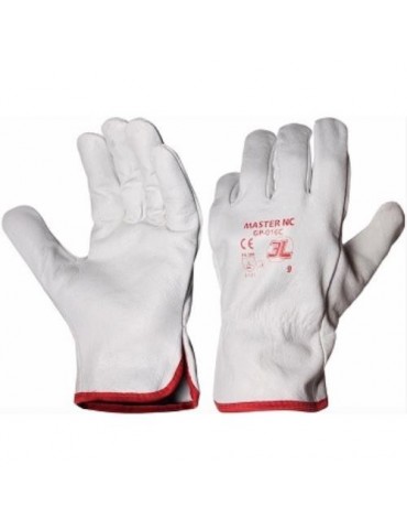 GUANTE FLOR VACUNO MASTER NC GP-016C BLISTER T-7