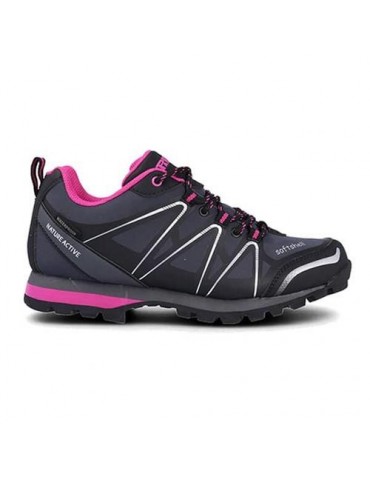 ZAPATO TREK LUCIA GRIS-FUCSIA T-40