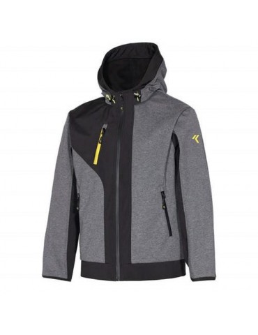 CHAQUETA ISSA LINE RUSH GRIS/NEGRO T-M 04526B