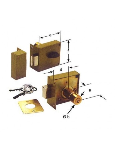 CERRADURA PALANCA URKO IZDA. 38-50