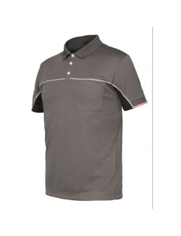 POLO ISSA EXTREME MANGA CORTA GRIS CLARO T-XXL