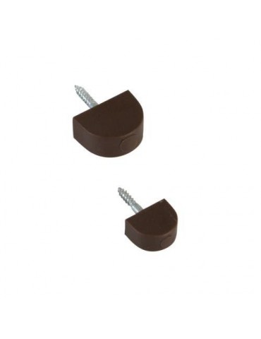 SOPORTE 165 Ø20X30MM.PLASTICO MARRON (BL-4) 20311