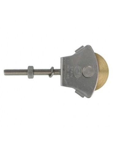 POLEA 23 M6 Ø34X50MM INOXIDABLE-LATON 6426