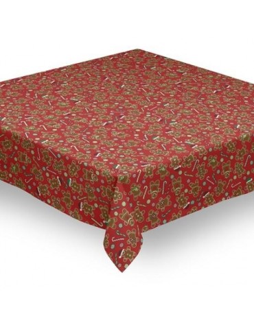 MANTEL CONFECCIONADO PVC NAVIDAD 5 140X140CM