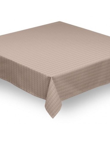 MANTEL CONFECCIONADO VINILO TRADITION MOKA 140X140
