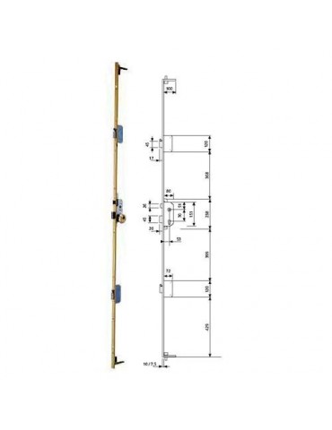 CERRADURA SEGURIDAD TLPN5/66/LE