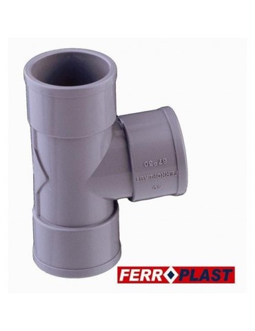 INJERTO PVC GRIS HM.-HM. 87º 40 MM. 205344
