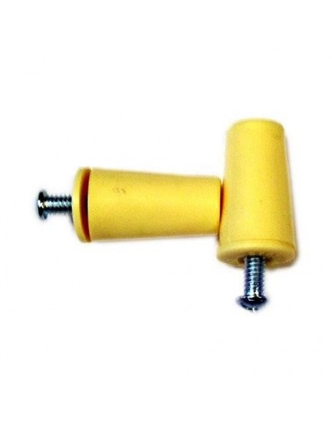 TOPE CON TORNILLO 40 GRIS