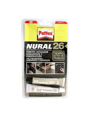 JUEGO CEMENTO ADHESIVO BLANCO 22 ML. NURAL-26