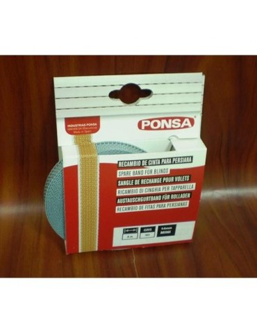 CINTA PERSIANA MINI GRIS (BL.-6 M. )