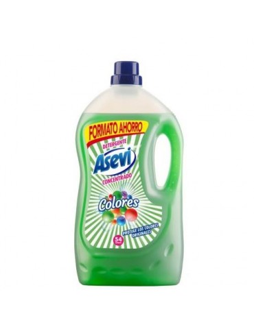 DETERGENTE ASEVI COLORES 52 LAVADOS 3120ML 23673