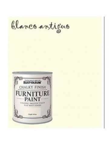PINTURA MUEBLES 750ML.CHALKY FINISH BLANCO ANTIGUO