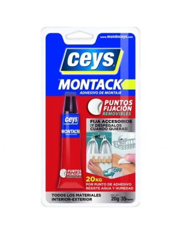 MONTACK PUNTOS FIJACION TUBO 20GRS. 507400