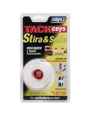 ESTIRA & SELLA 5 M. X 19 MM. BLANCO 507702