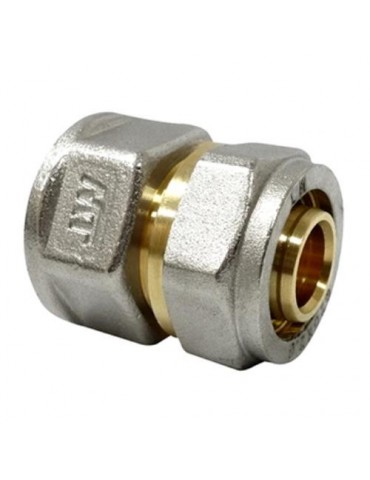 ENLACE COMPRESION RECTO HEMBRA MULTICAPA DN25X1