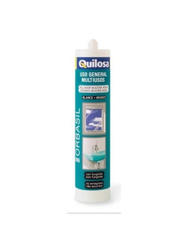 SILICONA ORBASIL K86/300 ML. NEGRO