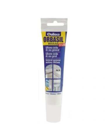 SILICONA ORBASIL BRICOLAGE 85 ML. BLANCA 24604