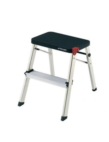 TABURETE M/2 NEGRO 2 PELDAÑOS MD2001