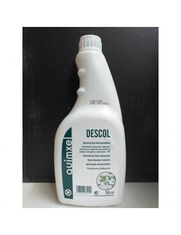 DESINFECTANTE HIDROALCOHOLICO SUPERFICIES 750ML.