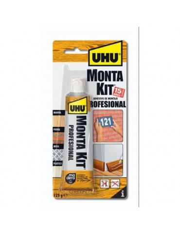 UHU MONTA KIT PROFESIONAL TUBO 125 GR. 6310658