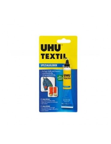 PEGAMENTO UHU TEXTIL TUBO 20 GR. 63172