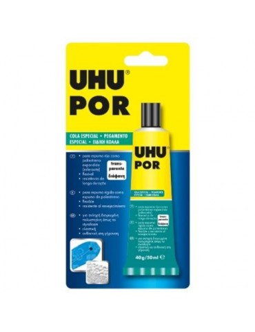 ADHESIVO UHU POLIESTIRENO TUBO 40 GR. 63214