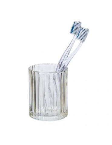 VASO DE DIENTES VETRO, MARRON 24388