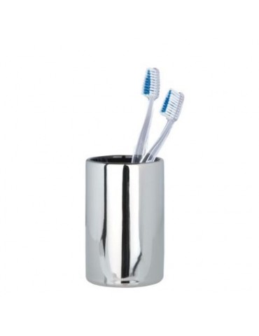 VASO HIGIENE DENTAL CROMADO POLARIS