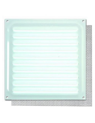 REJILLA CON MOSQUITERA 20X20 CM. BLANCO B73045D