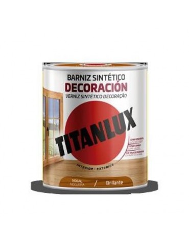 BARNIZ SINTETICO TINTE BRILLO NOGAL 250ML.