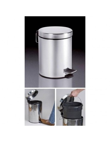 CUBO PEDAL INOXIDABLE 20 L. 29X45 CM. 298324