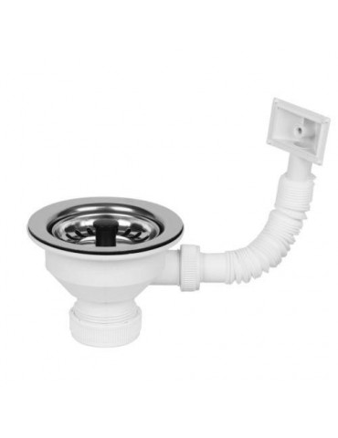 VALVULA CESTA 115MM INOX C/REBOSADERO M-345R