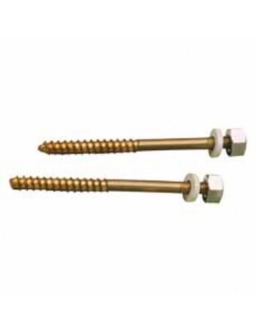 JUEGO TORNILLOS INODORO ACERO 5X75 MM.(BL.) B62530