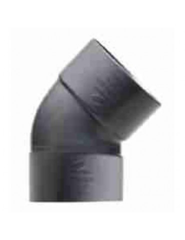 ENLACE CODO 45º MACHO PVC EVACUACION 32 MM