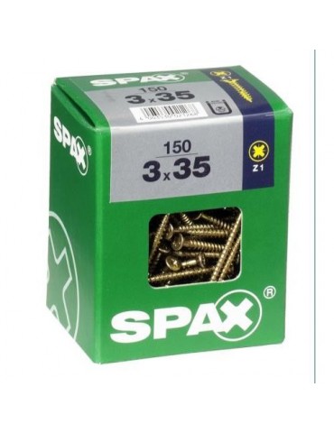 TORNILLO SPAX C/PL POZI BRICO. 3.0X35 C/150 UDS