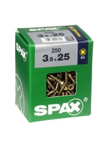 TORNILLO SPAX C/PL POZI BRICO. 3.5X20 C/300 UDS