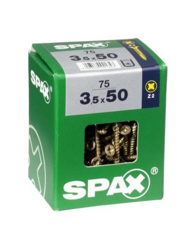 TORNILLO SPAX C/PL POZI BRICO. 3.5X45 C/100 UDS