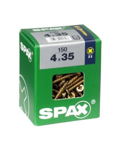 TORNILLO SPAX C/PL POZI BRICO. 4.0X35 C/150 UDS
