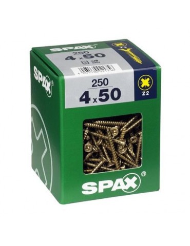 TORNILLO SPAX C/PL POZI BRICO. 4.0X50 C/250 UDS
