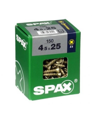 TORNILLO SPAX C/PL POZI BRICO. 4.5X25 C/15 UDS