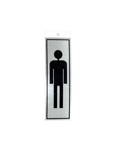 PICTOGRAMA LATONADO 180X60 SILUETA HOMBRE