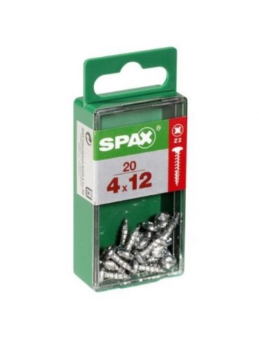 TORNILLO SPAX C/RDA POZI WIROX 4.0X12 C/20 UDS